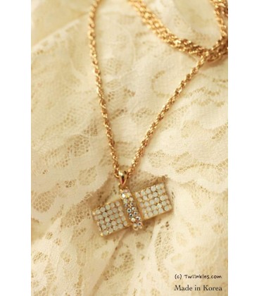 Crunchy Bow Necklace (3070004)