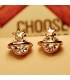 Golden Saturnus Earrings (2050082)
