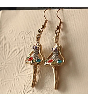 Colorful Ballerina Earrings (2020015)