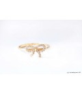 Alloy Ribbon Crystal Ring (5040001)