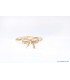 Alloy Ribbon Crystal Ring (5040001)