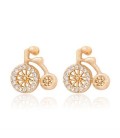 Bicycle Crystal Earrings (2030013)