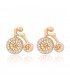 Bicycle Crystal Earrings (2030013)