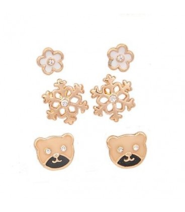 Three Cute Earrings (2030021)