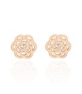 Rose Stud Earrings Gold (2030041)