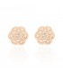 Rose Stud Earrings Gold (2030041)