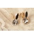 Glam Bunny Earrings (Choose Stone)2070002)