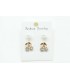 Cherry Clover Gold Earrings (2090009)