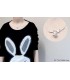 Silver Antelope Necklace (3010005)
