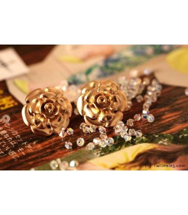 Flor Golden Earrings (2070034)