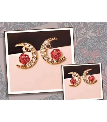 Swarovski Rose Crescent Earring (2050046)