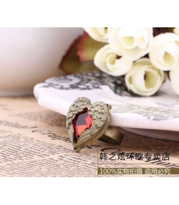 Red Peach Wings Ring (5050014)