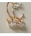 H Crystal Gold Necklace (3100006)