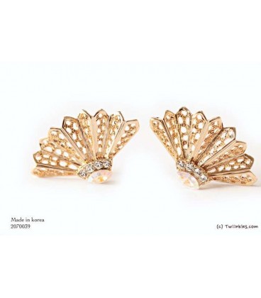 Flor Golden Earrings (2070034)