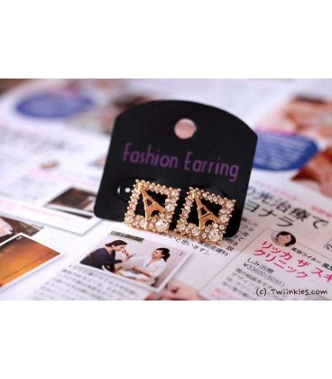 Eiffel Triangle Earrings (2120024)
