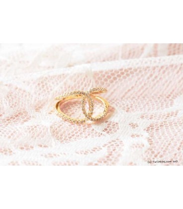 Brass Double Golden Ring (5040002)