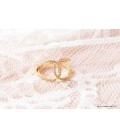 Brass Double Golden Ring (5040002)