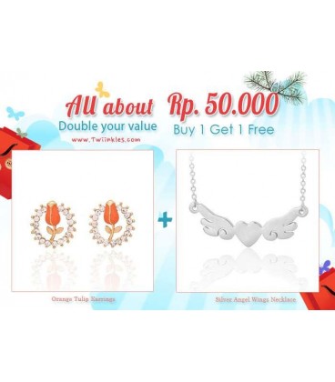 Alloy Golden Bow Earrings (2120005)