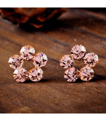 Golden Carré Earrings (2120026)