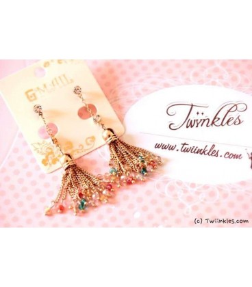 Dangle Shuttlecock Earrings (2110004)