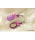 Purple Comb Earrings (2060001)