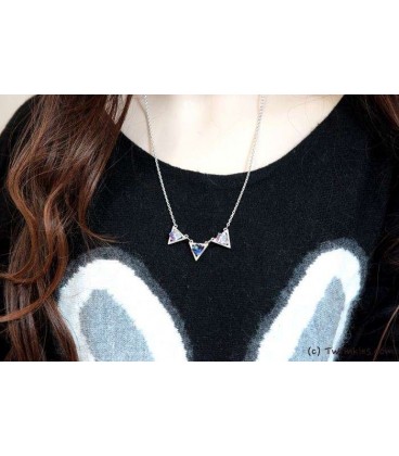 Triple Triangle Necklace (3070002)
