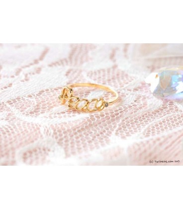 Braid Golden Alloy Ring (5040003)