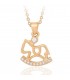 Rocking Horse Gold Necklace (3030011)
