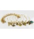 Retro Leaf Bangle Bracelet (4050005)