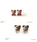 Teddy Bear Earrings (Choose Stone)2070046)