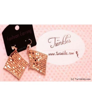 Golden Carré Earrings (2120026)