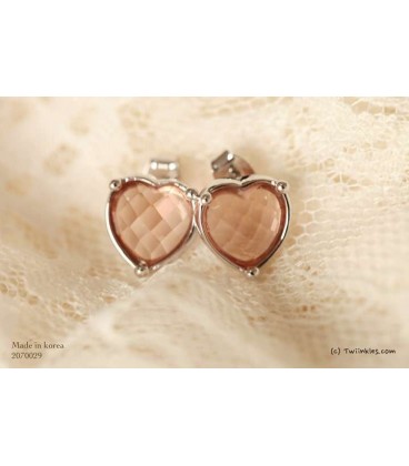 Corazón Peach Earrings (2070029)